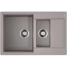 Кухонная мойка Omoikiri Daisen 78-2T GR 4993585, leningrad grey, Цвет производителя: Leningrad grey фото 