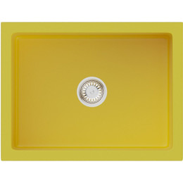 Кухонная мойка Omoikiri Mikura 61 sl-matt 4911260, sicilian lemon матовый, Цвет производителя: sicilian lemon матовый фото 