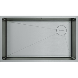 Кухонная мойка Taki 74-U/IF Side IN 1,2 мм 4993170, Цвет производителя: нержавеющая сталь фото 