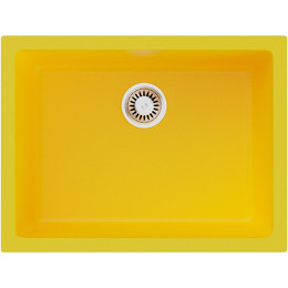 Кухонная мойка Omoikiri Okinoshima 61-U/I SL-Matt 4993134, sicilian lemon матовый, Цвет производителя: sicilian lemon матовый фото 