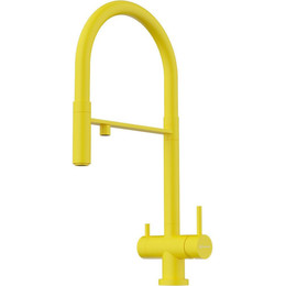 Смеситель для кухни Omoikiri Kanto SL 4994429, sicilian lemon матовый фото 