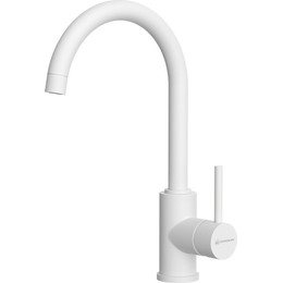 Смеситель для кухни Omoikiri Shinagawa WH-P 4974108, белый фото 