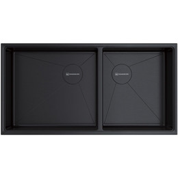 Кухонная мойка Taki 85-2-LB-U/IF Side GB 1,2 мм 4997039, графит, Цвет производителя: графит фото 