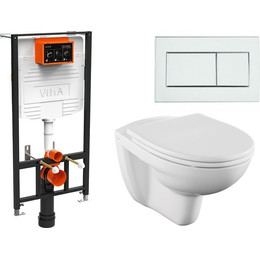 Инсталляция с подвесным унитазом Vitra Normus L-Box 9773B003-7206 фото 