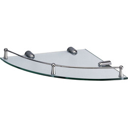 Стеклянная полка угловая WasserKraft K-3122 фото 