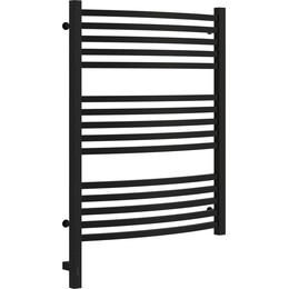 Полотенцесушитель электрический Сунержа Аркус 3.0 П15 800x600 мм 31-5704-8060 L, чёрный матовый фото 