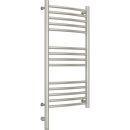 Полотенцесушитель электрический Сунержа Богема 3.0 П14 800x400 мм (выгнутая перемычка) 071-5802-8040 L, сатин фото 