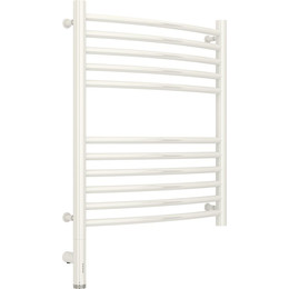 Полотенцесушитель электрический Сунержа Богема 3.0 П11 600x500 мм (выгнутая перемычка) 12-5802-6050 L, белый фото 