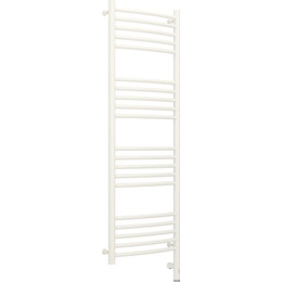 Полотенцесушитель электрический Сунержа Богема 3.0 П20 1200x400 мм (выгнутая перемычка) 30-5803-1240 R, белый матовый фото 