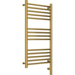 Полотенцесушитель электрический Сунержа Богема 3.0 П14 800x400 мм (прямая перемычка) 03-5805-8040 R, золото фото 