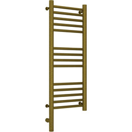 Полотенцесушитель электрический Сунержа Богема 3.0 П20 800x300 мм (прямая перемычка) 05-5804-8030 L, состаренная бронза фото 