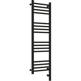 Полотенцесушитель электрический Сунержа Богема 3.0 П16 1000x300 мм (прямая перемычка) 31-5805-1030 R, чёрный матовый фото 