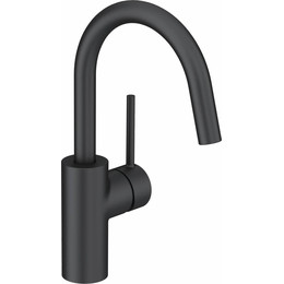 Смеситель для раковины Kludi Bozz 380283976, черный матовый фото 