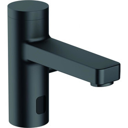 Смеситель для раковины электронный Kludi Zenta E 3810039, черный матовый фото 