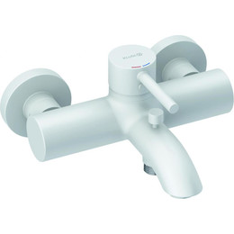 Смеситель для ванны Kludi Bozz 386915376, белый матовый фото 