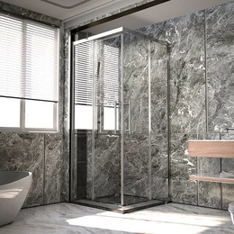 Душевое ограждение Veconi Premium Trento 110x90 см PTC20-CH-11090-01-C4 (стекло 8 мм), хром/прозрачное фото 