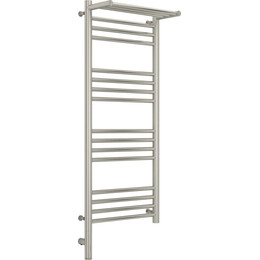 Полотенцесушитель электрический Сунержа Богема с полкой 3.0 П16 1000x400 мм (прямая перемычка) 071-5806-1040 L, сатин фото 