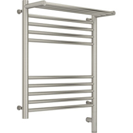 Полотенцесушитель электрический Сунержа Богема с полкой 3.0 П10 600x500 мм (прямая перемычка) 071-5807-6050 R, сатин фото 