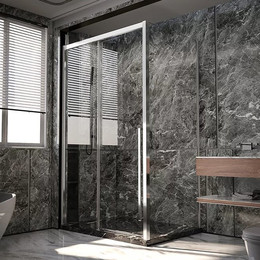 Душевое ограждение Veconi Premium Trento 120x80 см PTC30-SP-12080-CH-01-C4 (стекло 8 мм), хром/прозрачное фото 