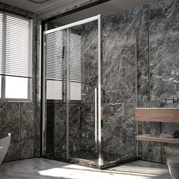Душевое ограждение Veconi Premium Trento 150x80 см PTC30-SP-15080-CH-01-C4 (стекло 8 мм), хром/прозрачное фото 