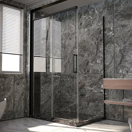 Душевое ограждение Veconi Premium Trento 150x100 см PTC40-SP-150100-B-01-C4 (стекло 8 мм), чёрный/прозрачное фото 