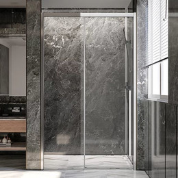 Душевая дверь Veconi Premium Trento 120 см PTD30-CH-120-01-C4 (стекло 8 мм), хром/прозрачное фото 