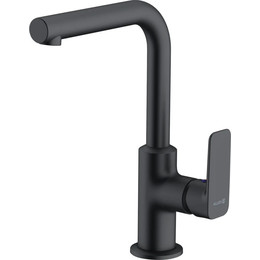 Смеситель для раковины Kludi Pure&Style 400243975, черный матовый фото 