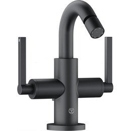 Смеситель для биде Kludi Nova Fonte Puristic 203133915, черный матовый фото 