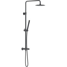 Душевая стойка с термостатом Damixa Scandinavian Pure 936800300, черный фото 