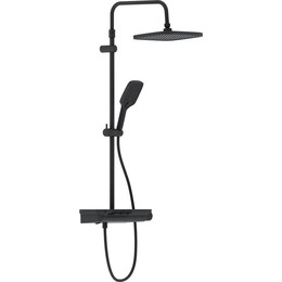 Душевая стойка с термостатом Damixa Gala 953760300, черный фото 