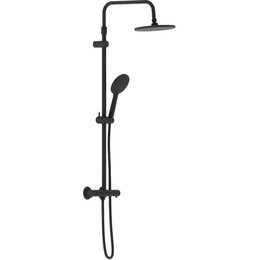 Душевая стойка с термостатом Damixa Jupiter 977800300, черный фото 