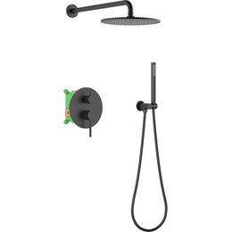 Душевая система для душа Timo Saona SX-2369/03SM, черный матовый фото 