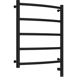 Полотенцесушитель электрический Сунержа Галант 3.0 П5 600x500 мм 31-5801-6050 R, чёрный матовый фото 