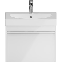 Тумба подвесная с раковиной Kerama Marazzi Modula 60 см MO.60.1+1\WHT, белый фото 