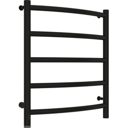 Полотенцесушитель электрический Сунержа Галант 4.0 П5 600x500 мм 31-0830-6050 L, чёрный матовый фото 
