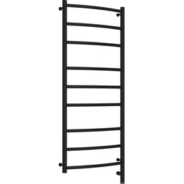 Полотенцесушитель электрический Сунержа Галант 3.0 П9 1200x500 мм 31-5801-1250 R, чёрный матовый фото 