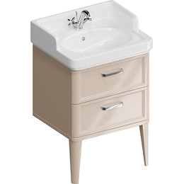 Тумба напольная с раковиной Kerama Marazzi Pompei Neo 60 см PO.N.60.2\CAM, бежевый глянцевый фото 