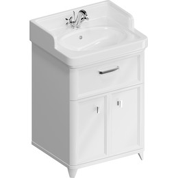 Тумба напольная с раковиной Kerama Marazzi Pompei Neo 60 см PO.N.60.1\WHT, белый глянцевый фото 