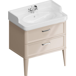 Тумба напольная с раковиной Kerama Marazzi Pompei Neo 80 см PO.N.80.2\CAM, бежевый глянцевый фото 