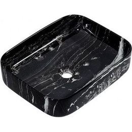 Раковина-чаша Mirsant SHELL-0619 50 см, Black Marble фото 