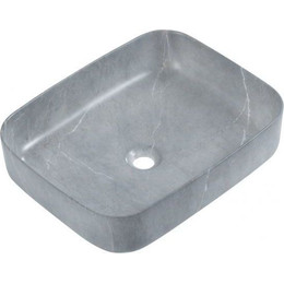 Раковина-чаша Mirsant SHELL-0619 50 см, Grey Stone Matt фото 