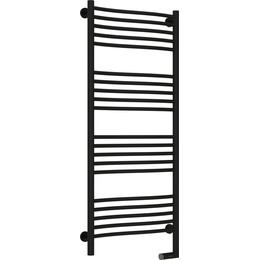 Полотенцесушитель электрический Сунержа Флюид 2.0 П20 1200x500 мм 31-5221-1250 R, чёрный матовый фото 
