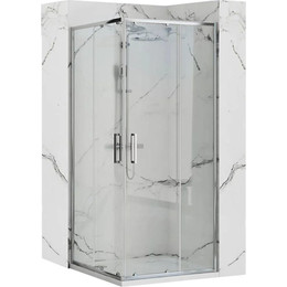 Душевое ограждение Loranto Neo 100x100 см CS-21809-100, хром/прозрачное фото 