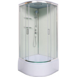 Душевая кабина Loranto Neo 90х90 см CS-22011, хром/прозрачное фото 