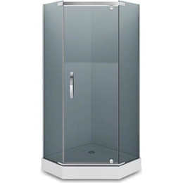 Душевое ограждение Loranto Neo 100x100 см CS-22112-100 (стекло 8 мм) хром/тонированное фото 