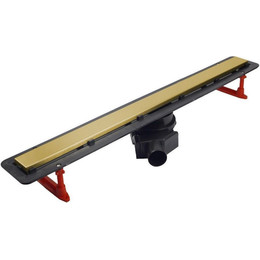 Трап Pestan (BETTOSERB) Confluo Frameless Gold Line 750 13701223, золото глянец (под плитку), Цвет производителя: золото глянец, Размер трапа: 750 фото 
