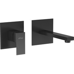 Смеситель для раковины настенный Paini Grazia 21PZ208, чёрный матовый фото 