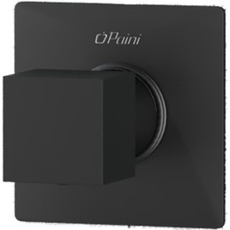 Переключатель потоков на два потребителя Paini Grazia 21PZ425, черный матовый фото 