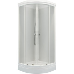 Душевая кабина Triton Ультра А 80x80 см, белый/прозрачное фото 