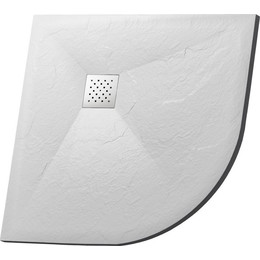 Поддон каменный Grossman Strong 100x100 см GR-S1100100, белый матовый фото 